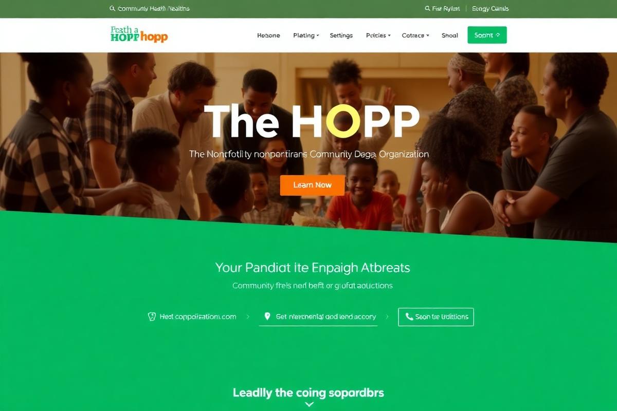 The HOPP website preview